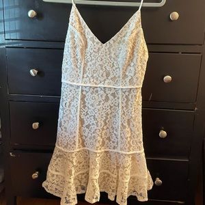 Lace skater dress
